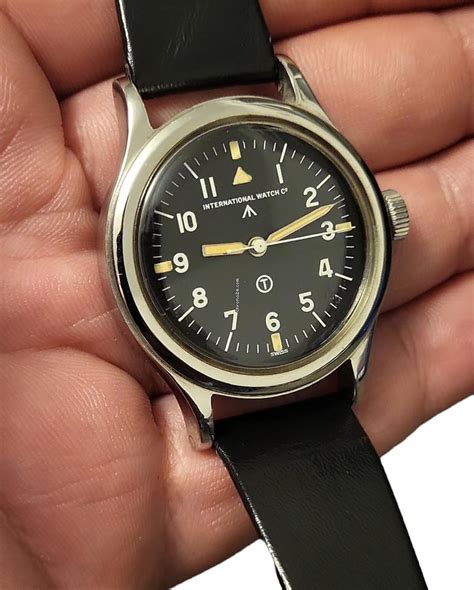 iwc mark 11 hooked 7|A Gentleman's Stainless Steel British Military Iwc .